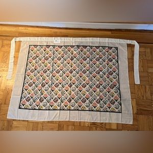 Agua by Agua Bandito Ebano Floral Swimsuit Coverup Sarong, One Size, NWT